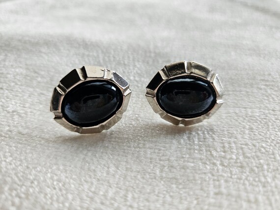 Extra fine vintage Jacob M. Oldak cufflinks with … - image 2