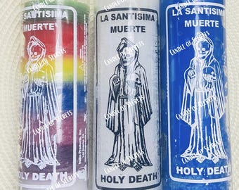 Santa Muerte Del Diablo - Fixed Candle - Shipped to You - Etsy