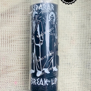 Break Up Glass Candles, Separar Glass Candle, Velas de Separacion