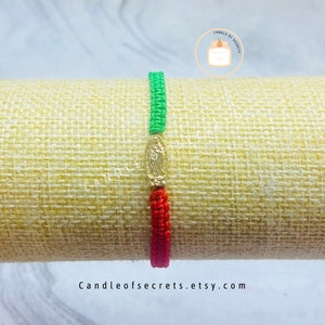 Mexican Inspired Virgen De Guadalupe Bracelet, Virgen Mary Bracelet, Protection Bracelet