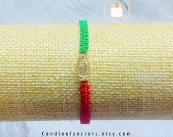 メキシコ風のグアダルーペの聖母ブレスレット、聖母マリアの