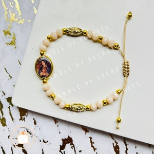 Our Lady of GuadalupeVirgen De Guadalupe Bracelet, Virgen Mary Bracelet, Protection Bracelet, Friendship, Guadalupe