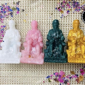 Estatua de Jesús Malverde de 3&#39;&#39; pulgadas, Estatua de protección para el altar, Estatua de Jesús Malverde de 3&#39;&#39; pulgadas