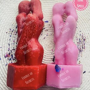 Velas de amor, juego de velas de pareja, hechizo de amor, Atracción, Piensa en mí, Velas de amor, Juego de velas de pareja, Hechizo de amor, Atracción