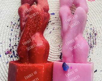 Liebeskerzen, Paarkerzen, Liebeszauber, Anziehung, Denke an mich, Velas de amor, Juego de velas de pareja, Hechizo de amor, Atracción