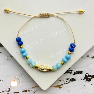 Virgen De Guadalupe Bracelet, Virgen Mary Bracelet, Protection Bracelet, Gift for Her/Him, Friendship