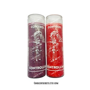 Control Glass Candle, Love Candles, Love Spells, Velas de Control, Velas de Amor