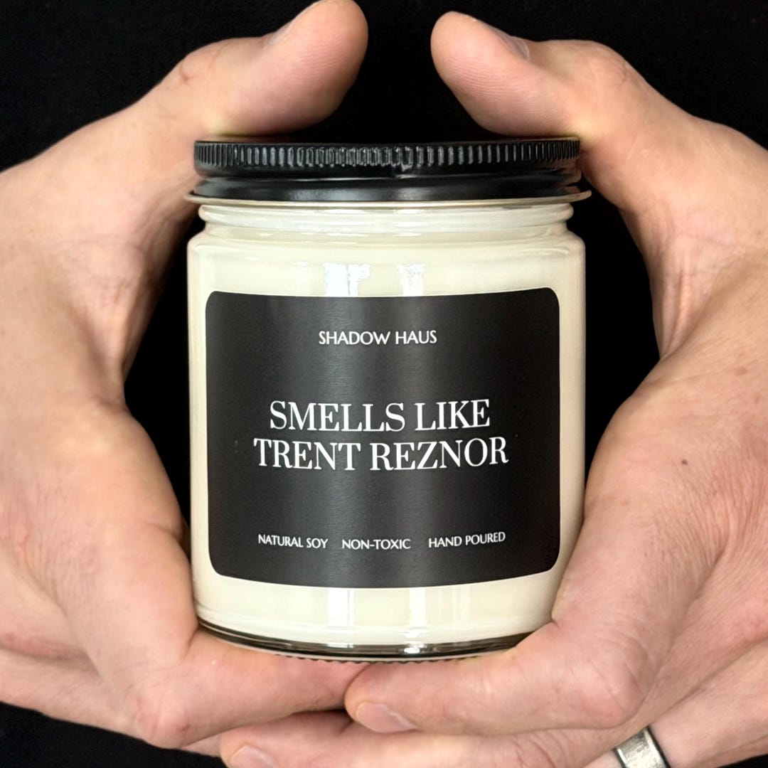 Nine Inch Nails Candle: Smells Like Trent Reznor, Funny Gothic Soy