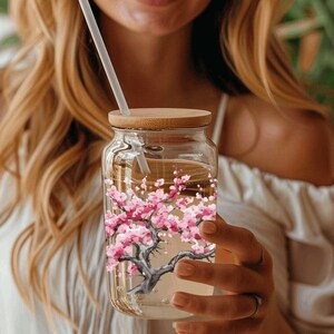 Japanese Cherry Blossom | 24 Oz Tumbler | Travel Lid
