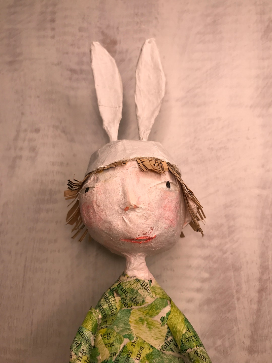 Milton a Papiermâché Figure the Perfect Present for a Close Etsy