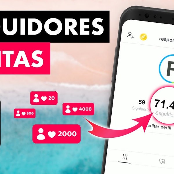 1000 visitas de TIKTOK