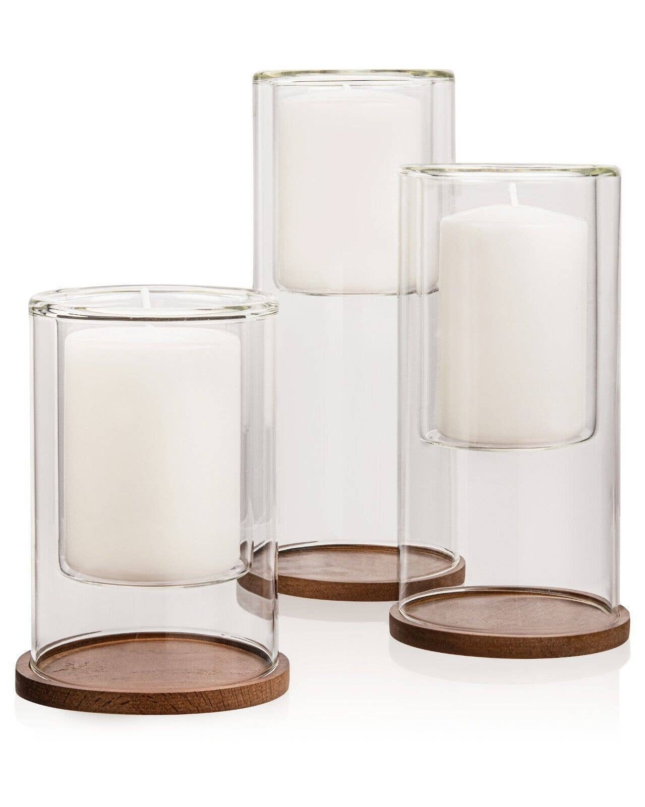 Big Belly Candle Holders/High Quality Clear Candle Glass Jar