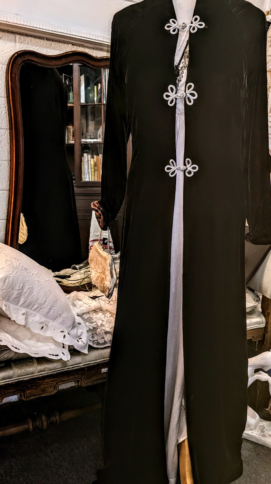 Stunning Early 1900's Edwardian Deep Brown Velvet Long - Etsy