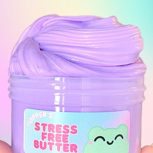 Butter slime, stress relief slime, therapy dough, bath scented slime, spa scented slime, beginner slime, stress relief fidget, gifts for her