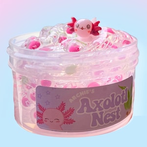 Axolotl Schleim, Froschlaich Schleim, Axolotl Eier Schleim, Axolotl Charme, Geburtstagsgeschenk, Stressabbau Spielzeug, Kinder Geschenke,