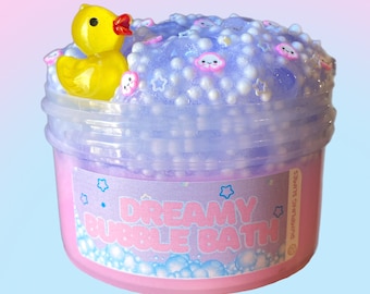 Dreamy Bubble bath Slime, jelly Slime, foam ball Slime, fish bowl bead Slime, Birthday gift, Stress Relief toy, Kids Gifts,