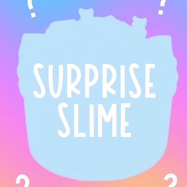 Surprise Slime, Mystery  Slime, Scented slime, Surprise gift Slime, Stress Relief toy, Kids Gifts, ocean Slime