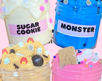Paquete de slime de galleta: Kit de slime de nube y mantequilla, regalos para niños