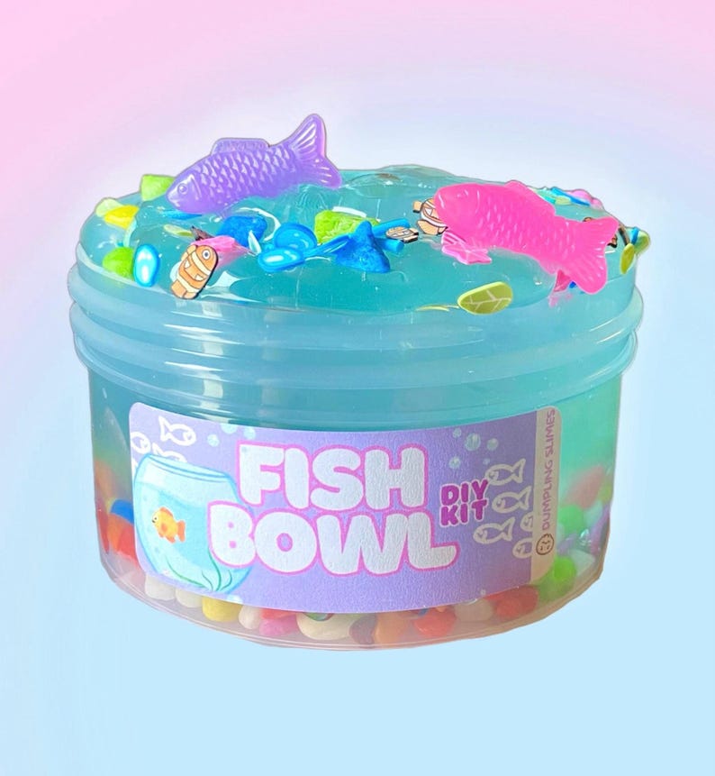 "Clear blue ocean-themed slime with glitter and shell charms, stretchy homemade sensory slime."
"Thick and fluffy rainbow slime with vibrant colors, soft texture, and satisfying stretch."
"Butter slime in pastel yellow color, smooth and spreadable texture, handmade sensory play slime."
"Crunchy slime with colorful foam beads, satisfying texture, handmade sensory toy for stress relief."