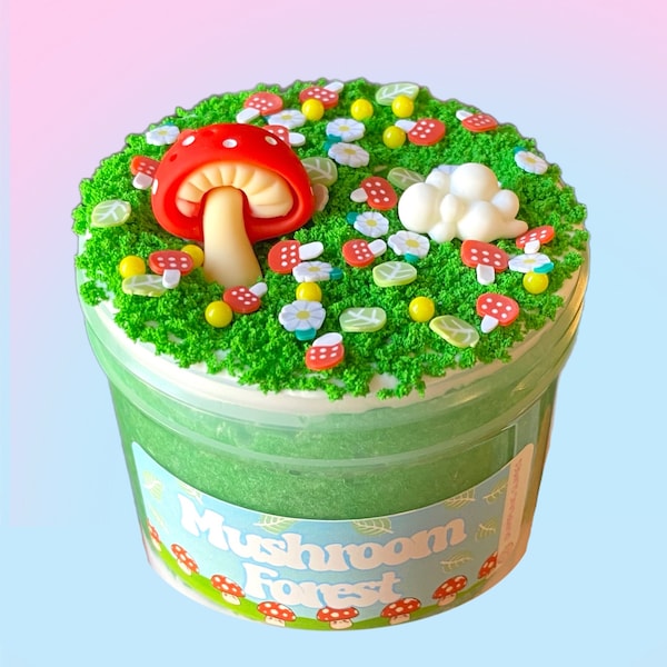 Mushroom forest Slime, snow fizz Slime, crunchy slime, butter Slime, Stress Relief toy, Kids Gifts