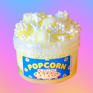Popcorn crunch Slime, jelly floam Slime, foam ball Slime, jelly cubeSlime, Birthday gift, Stress Relief toy, Kids Gifts,