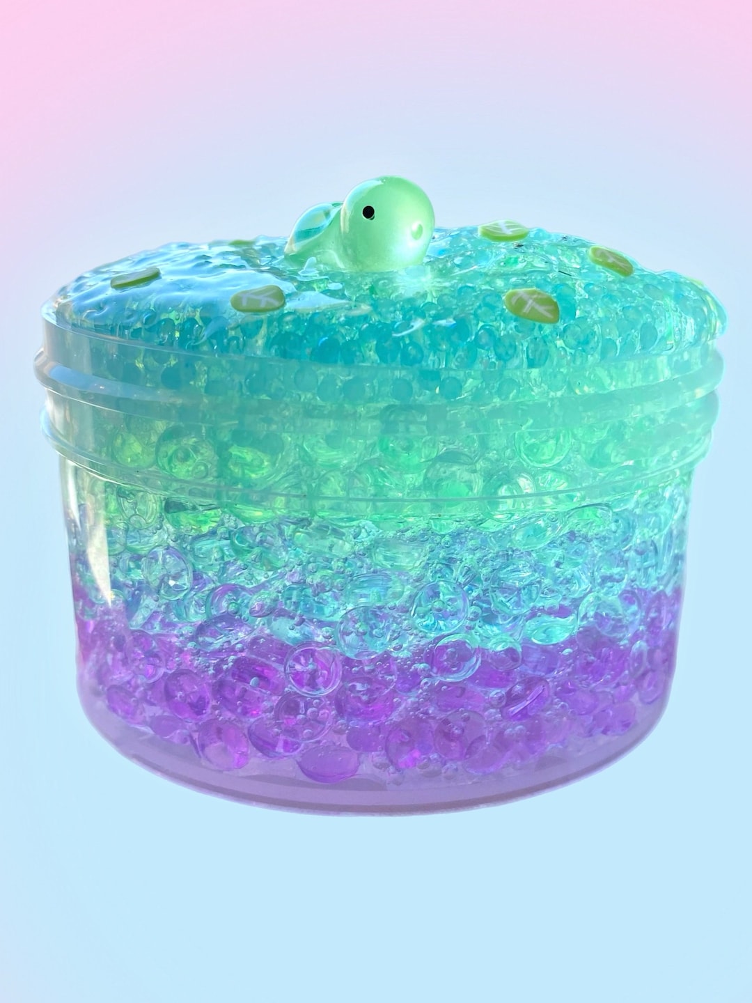 Turtle Nest Slime, Fishbowl Bead Slime, Clear Slime, Crunch Bomb Slime ...