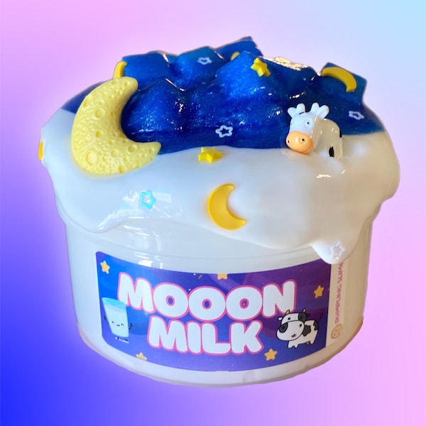 Moon milk Slime, thick and glossy Slime, jelly cube slime, space slime, Birthday gift, Stress Relief toy, Kids Gifts,