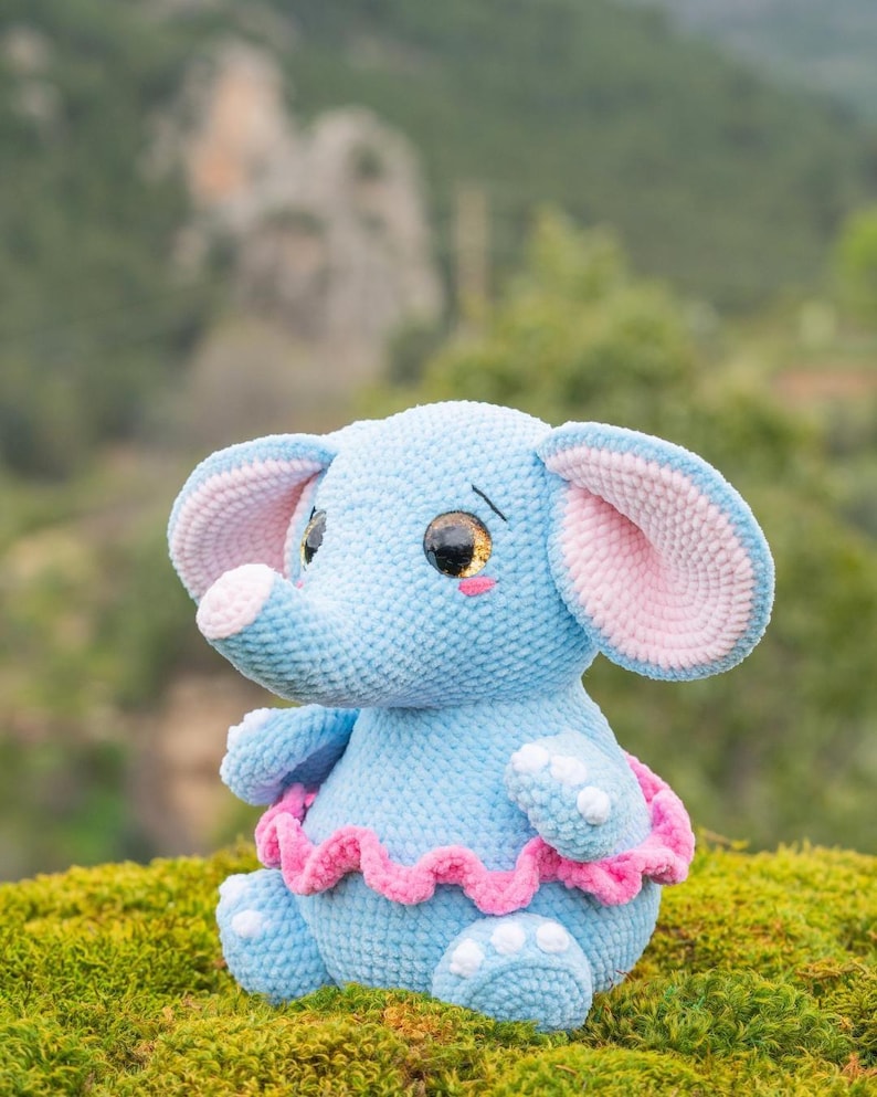 Tina the Elephant - Amigurumi Crochet Pattern - ENGLISH ONLY - Etsy