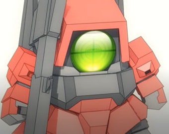 Rick-dias pour travaux manuels en papier, famille, activités pour enfants, motifs 3D Pepakura, travaux manuels en papercraft, Low Poly, papercraft 3D PDF, modèle, origami