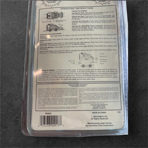 NIB Vintage G.I. Joe Battle Corps Code Name Duke … - image 3