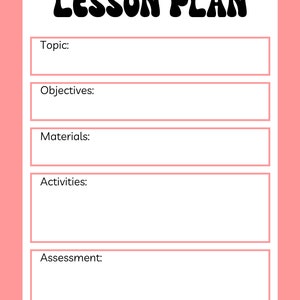 Printable Sub Plan Binder - Etsy