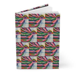 Sacred Skies Dipinto originale Boho Copertina rigida Giornale opaco
