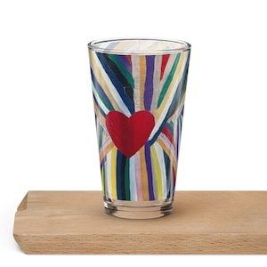 Love Letter Shaker Pint Glas