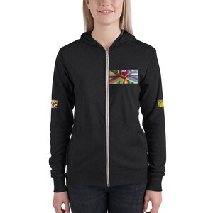 Liebesbrief Unisex Zip Hoodie