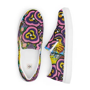 Sacred Garden Original Painting Women’s slip-on canvas shoes