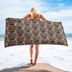 Good Vibes Original Painting Towel