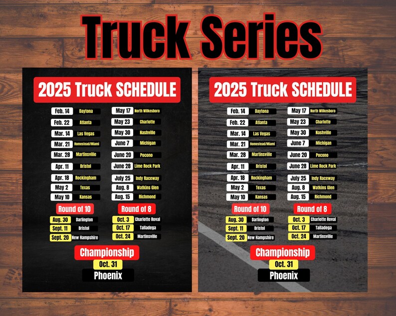 2025 Nascar Race Schedule, Stock Car Racing, 2025 Schedule, Race Fan