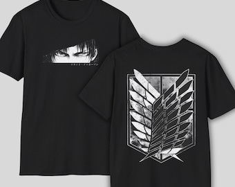 Attack on Titan Levi Eyes TShirt, Sweatshirt, Hoodie - Wings of Freedom, Manga Anime Gift