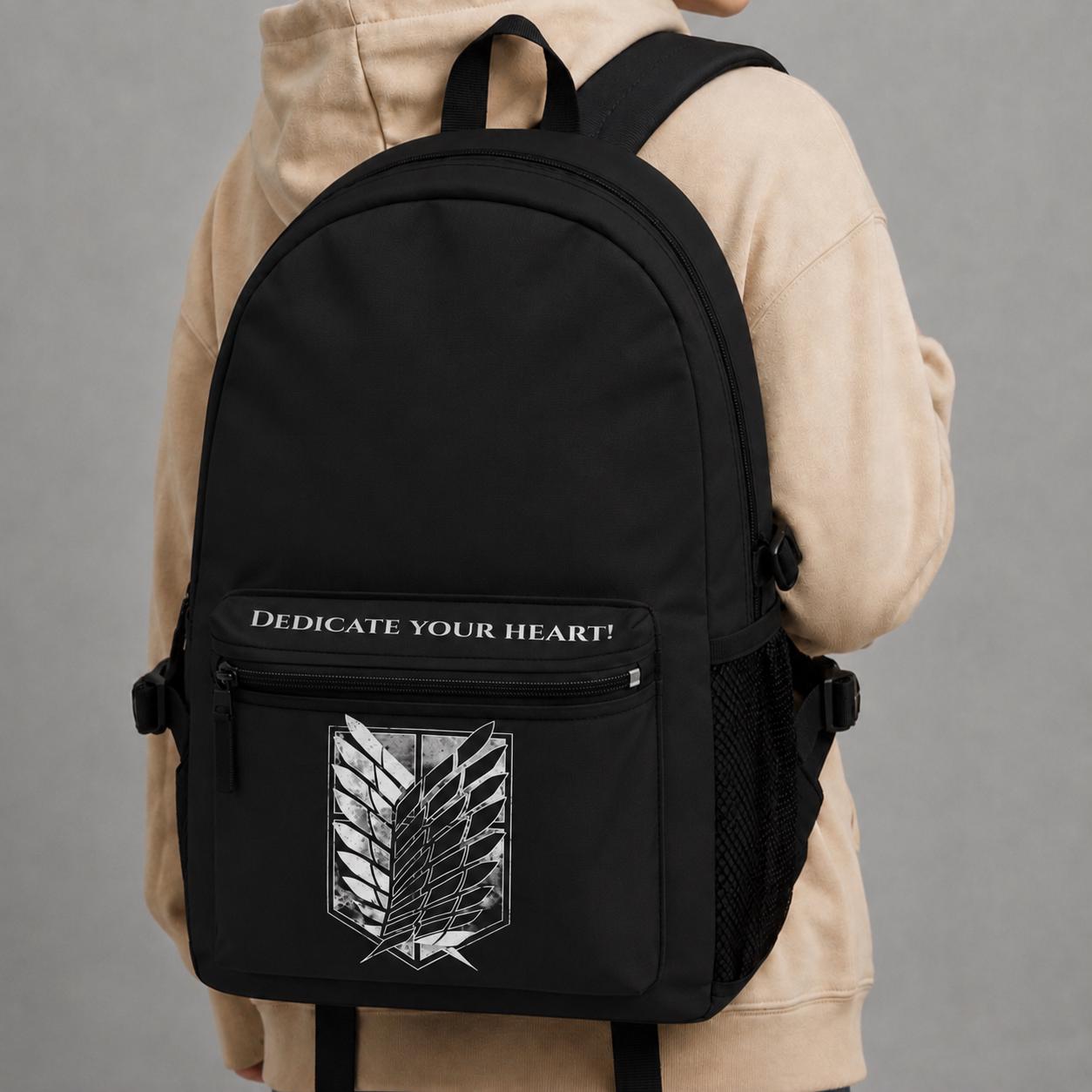 anime attack on titan laptop canvas backpack Buy Bagbros Printed Bagpack Attack On Titan Backpacks for