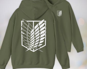 Attack on Titan Hoodie - Vermessung Korps Anime Sweatshirt, Späherregiment