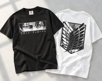 Anime TShirt Levi Eyes Attack on Titan Tee AOT Fan Gift, Comfort Colors 1717