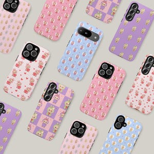 Labubu HOUSSE DE TÉLÉPHONE | Labubu Coque pour iPhone 14 13 12 11, Pour Samsung Galaxy | Coque pour téléphone portable Anime mignon | Cadeau Labubu pour elle ou pour lui