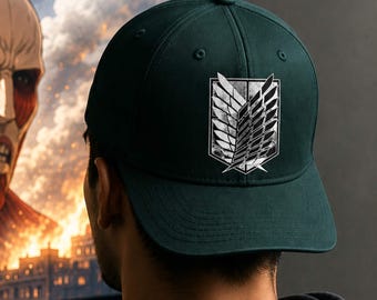 Attack on Titan Baseball Cap Anime Hat for Fans Manga Gift Streetwear Style