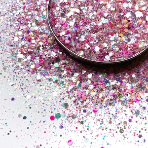 Pink Glitter, Glitter, Pink Chunky Glitter, Iridescent Glitter, Pink Iridescent Glitter, Ballet Slippers
