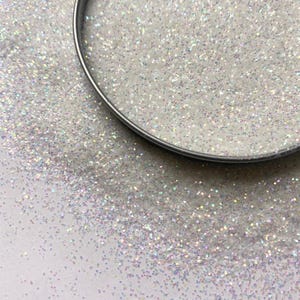 White Iridescent Glitter, Iridescent Glitter, Fine White Glitter, Glitter, Magic, 2oz