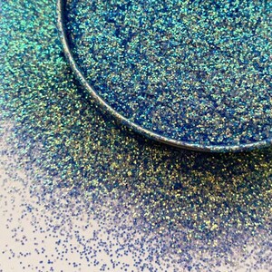 Blue Glitter, Iridescent Blue Glitter, Glitter, Blue Fine Glitter, Dream, 2oz