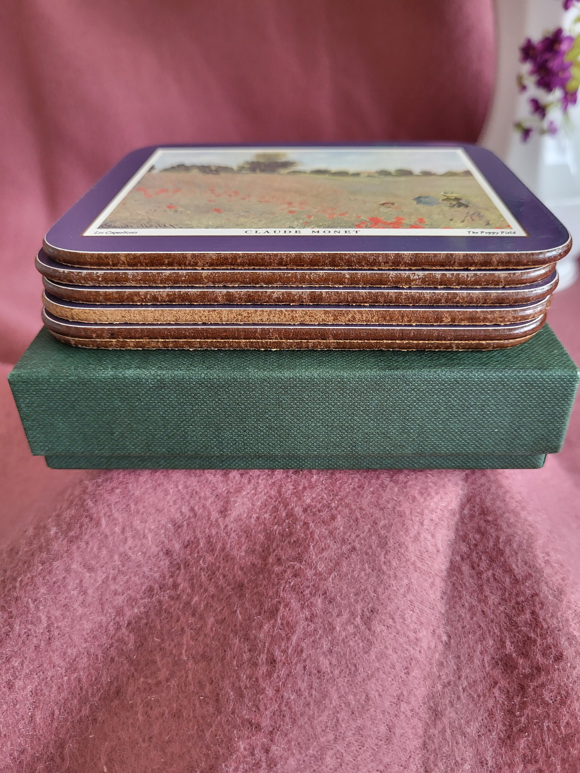 Vintage JASON claude Set 6 Placemats Hot Coaster 1963 Etsy