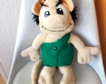 Hugo il Troll. Grande peluche retrò/vintage di Fanny Troll. Prodotto in Germania.