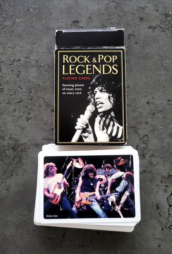 RocK & PoP LEGENDS Playing Cards / Rare Collectible . London