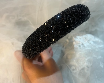 Black sparkly headband